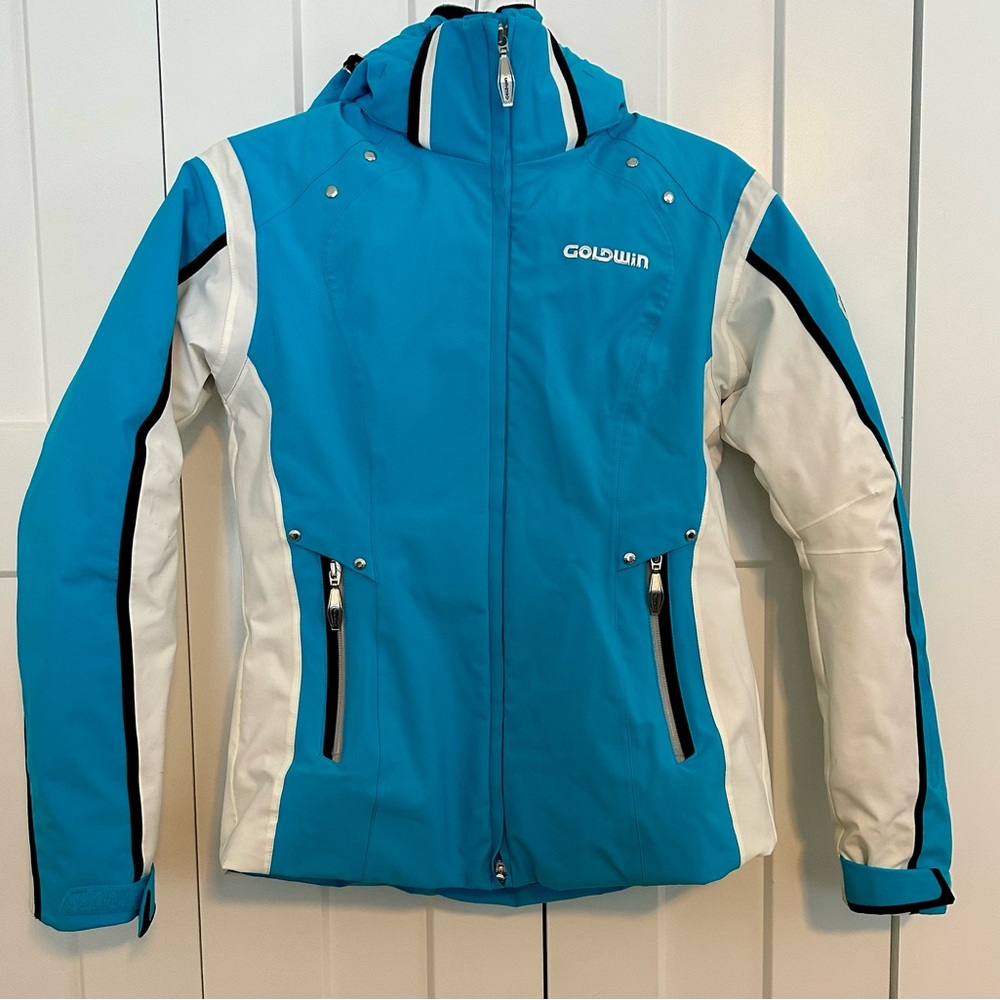 Ladies Goldwin Blue and White Jacket Size 4 EUC‎